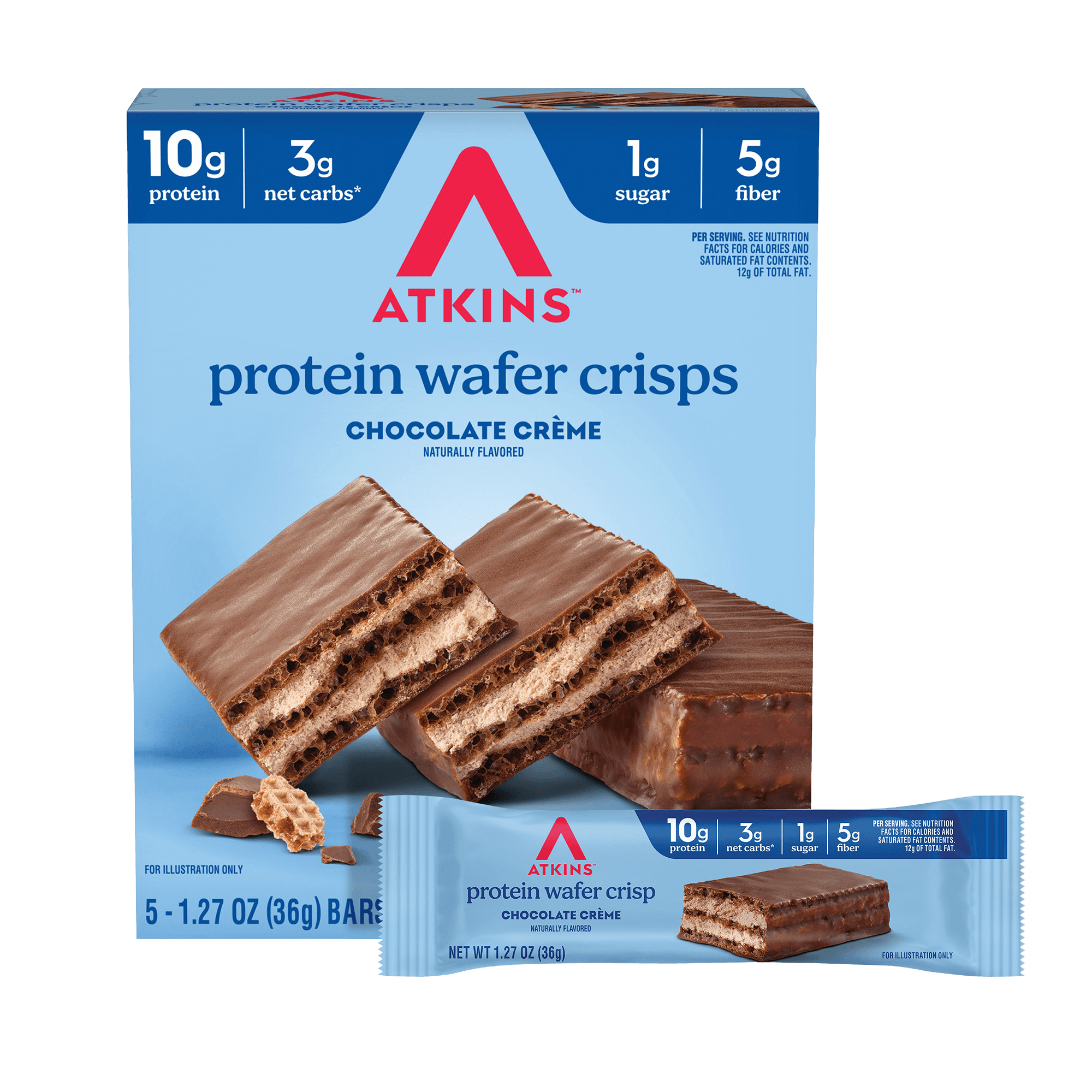 Chocolate Cr??me Protein Wafer Crisps